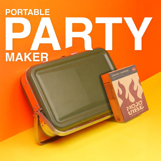 Heavy Duty Portable BBQ Grill - Green