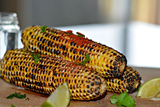Torch-Roasted Corn with Masala Butter