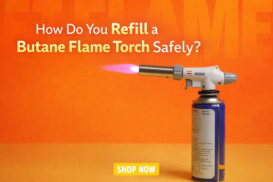 How Do You Refill a Butane Flame Torch Safely?