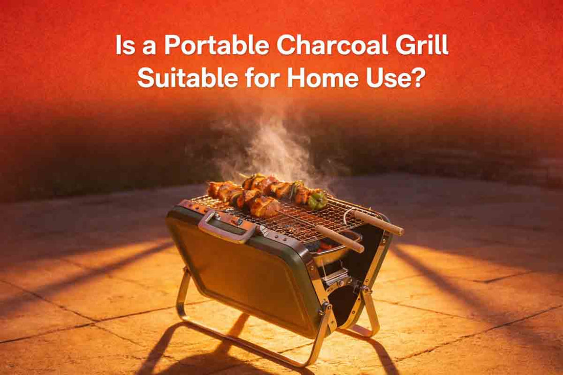 Is a Portable Charcoal Grill Suitable for Home Use?